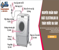 Máy giặt electrolux bị rò nước (chảy nước) – Hướng dẫn cách sửa chữa tại nhà