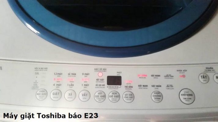 Học cách sửa lỗi e23 máy giặt Toshiba đơn giản tại nhà