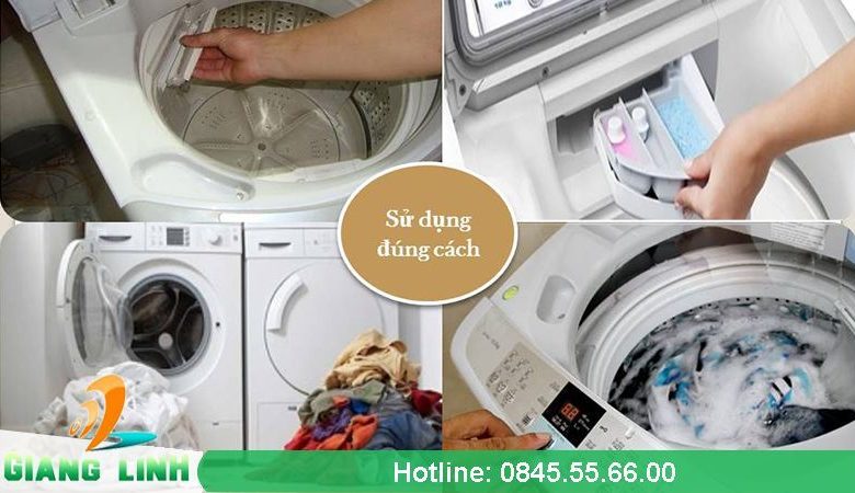 Những sai lầm khi sử dụng máy giặt gây hư hỏng – tốn điện
