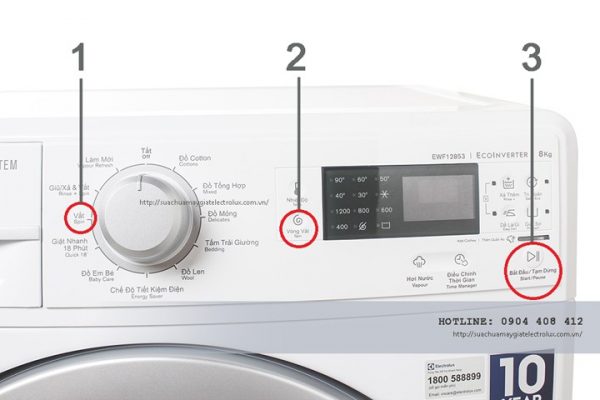 Nguyên nhân và cách khắc phục máy giặt Electrolux bị kẹt cửa
