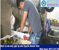 Sửa máy giặt tại nhà Nguyễn Khánh Toàn nói hay không bằng làm giỏi
