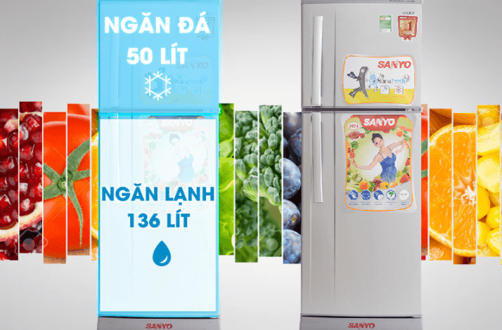 Tổng hợp các loại tủ lạnh Sanyo chất lượng, giá rẻ hấp dẫn