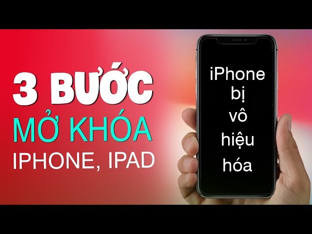 4 Cách Mở Khóa iPad Bị Vô Hiệu Hóa Trong 1 Phút | Nguyễn Kim